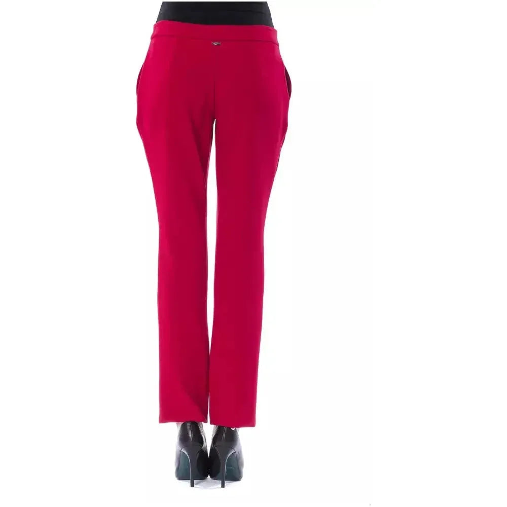 BYBLOS "Fuchsia Polyester Women Pant" BYBLOS