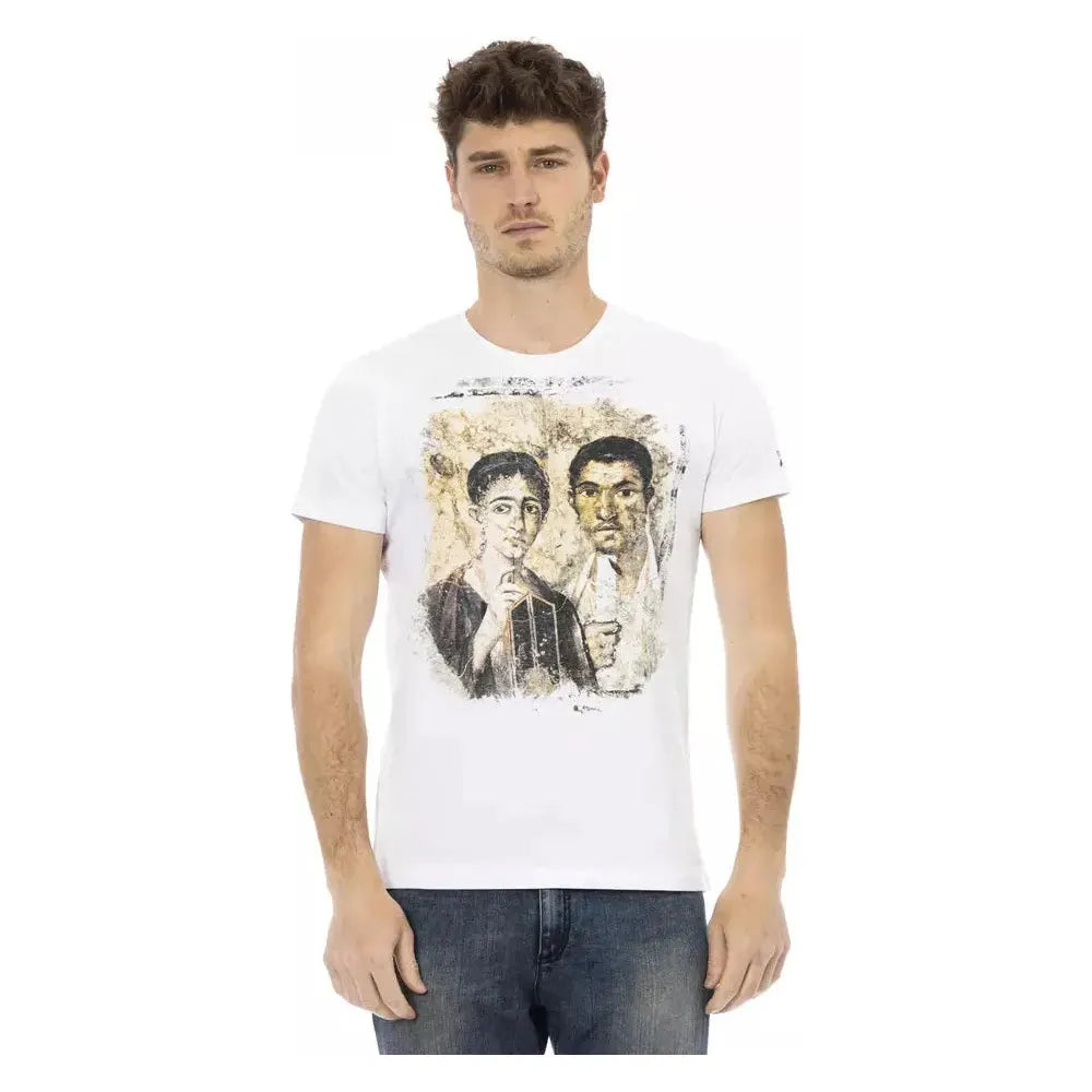 Trussardi Action White Cotton Men's T-Shirt