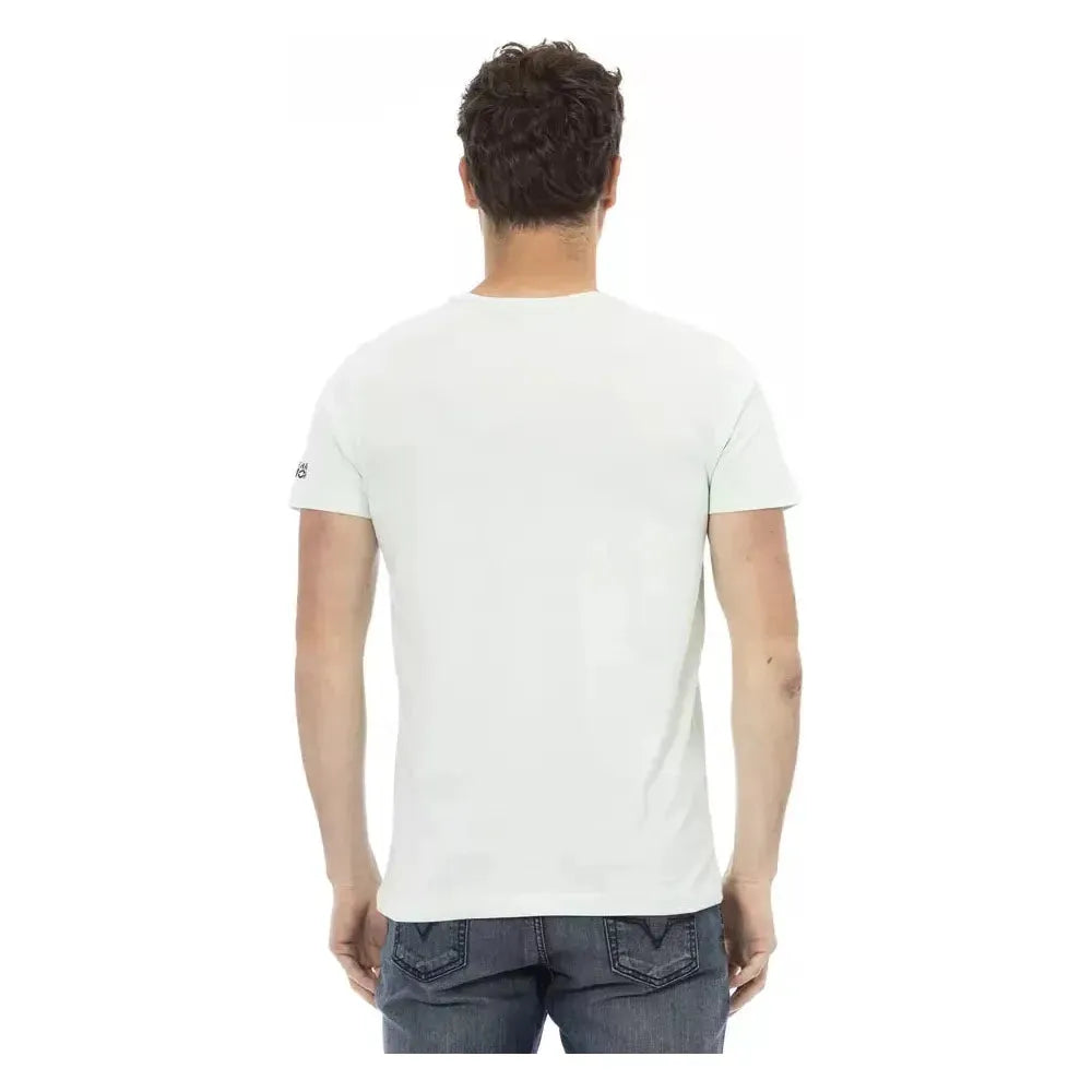 Trussardi Action "Light Blue Cotton Men's T-Shirt"