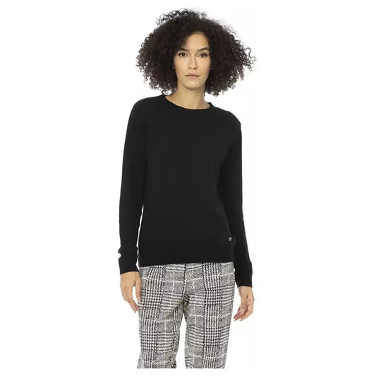 Baldinini Trend Black Wool Women Sweater Baldinini Trend