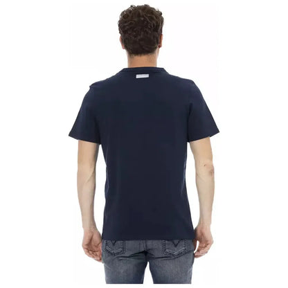 Bikkembergs Blue Cotton Men T-Shirt