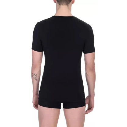Bikkembergs Black Cotton Men's T-Shirt