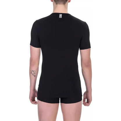 Bikkembergs Black Cotton Men's T-Shirt