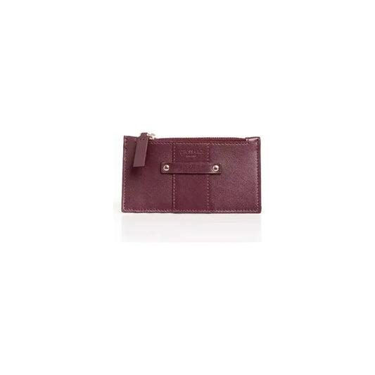 Trussardi Brown Leather Men Cardholder Wallet Trussardi