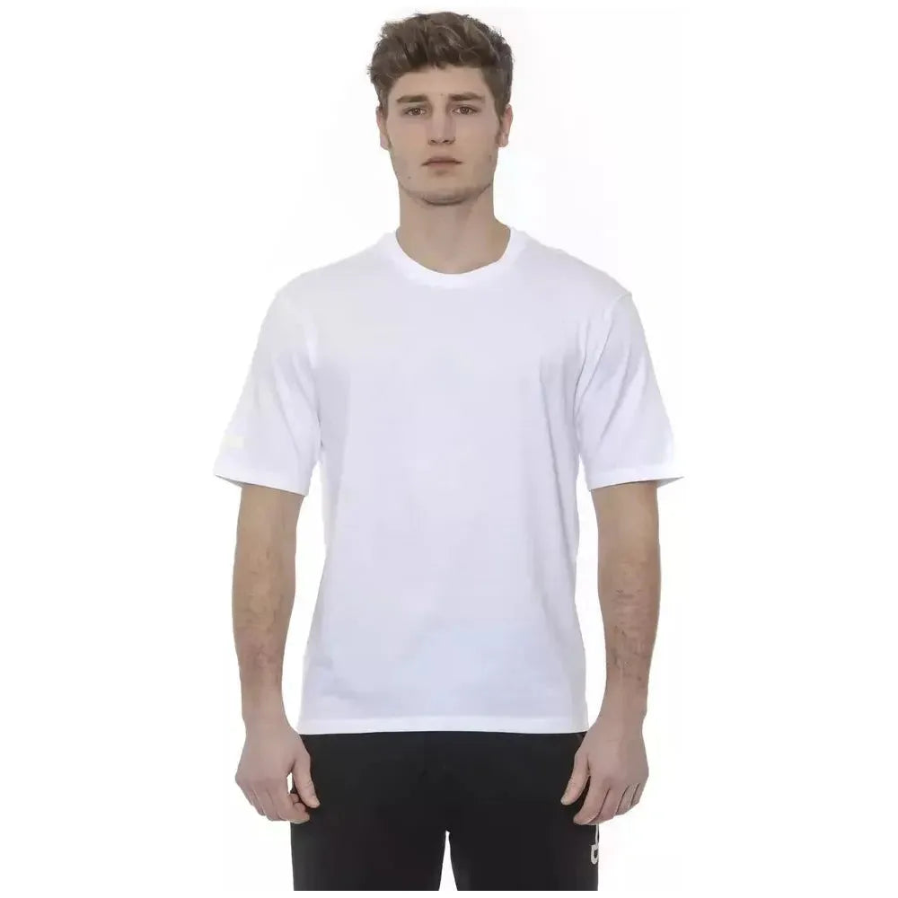 Tond White Cotton Men T-Shirt