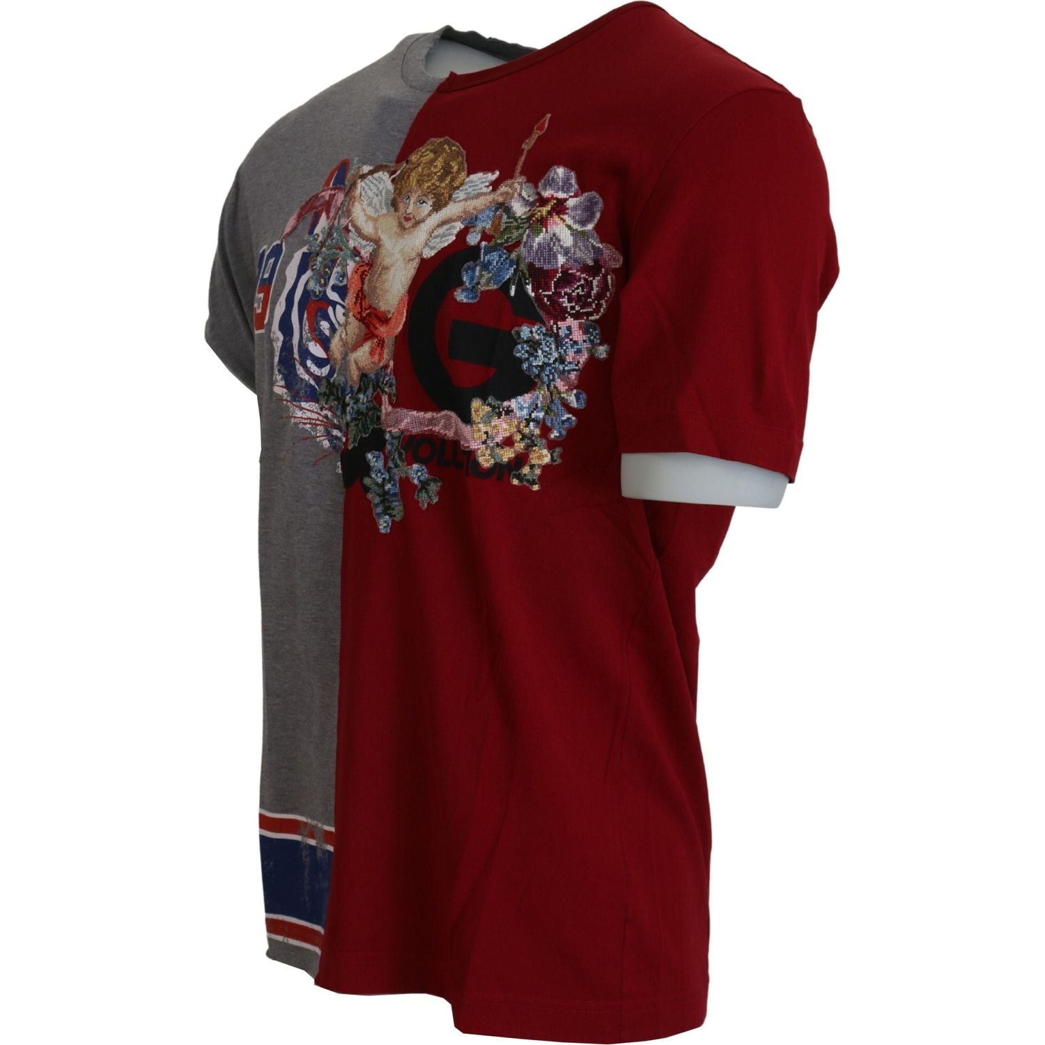 Dolce & Gabbana Floral Angels Crew Neck T-Shirt