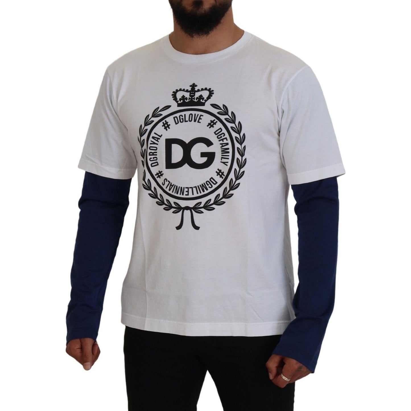 Dolce & Gabbana Elegant Crew-Neck Pullover Sweater Dolce & Gabbana