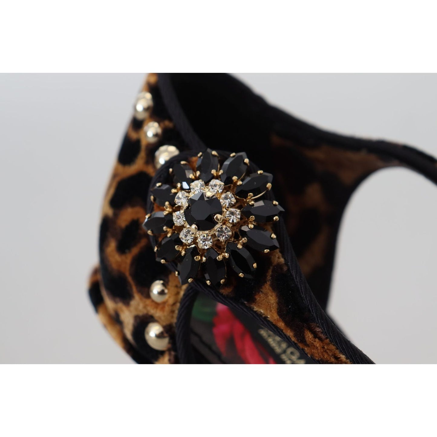 Dolce & Gabbana Chic Leopard Ankle Strap Sandal Heels Dolce & Gabbana