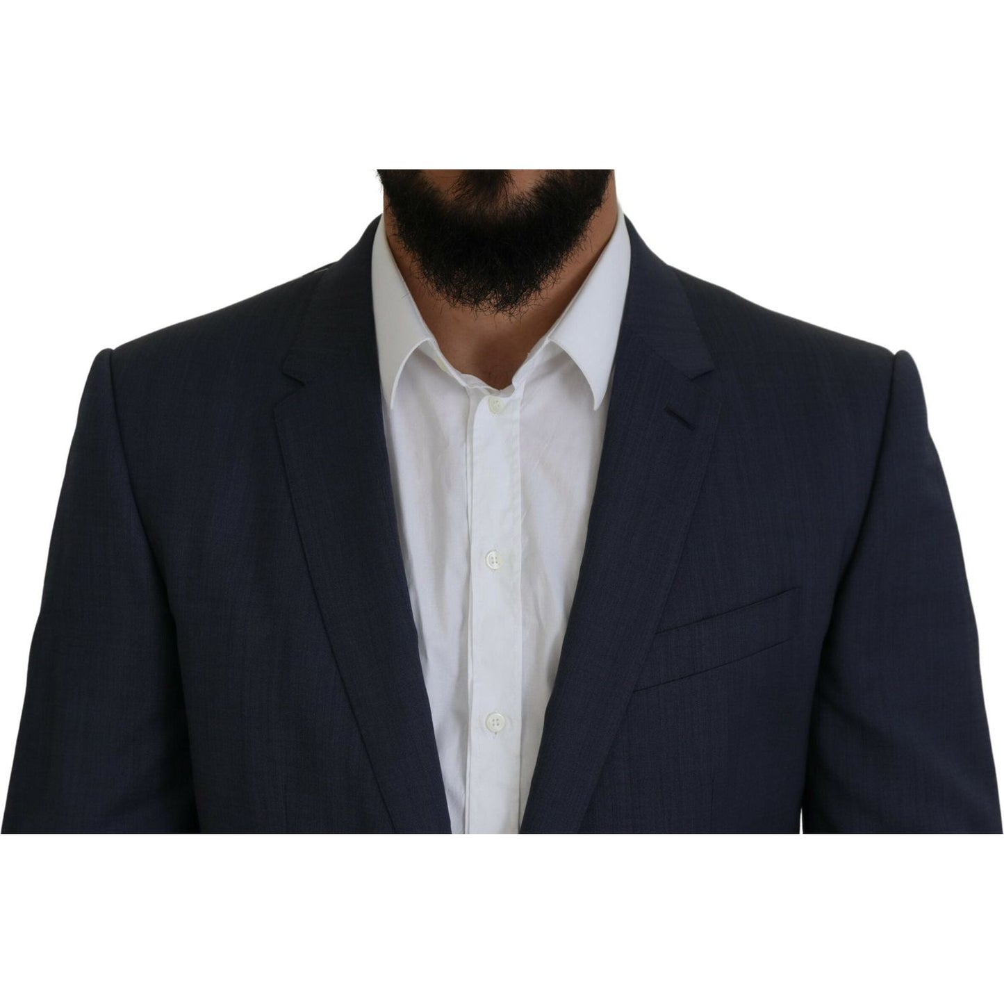 Dolce & Gabbana Elegant Blue Martini Men's Slim Fit Suit Dolce & Gabbana