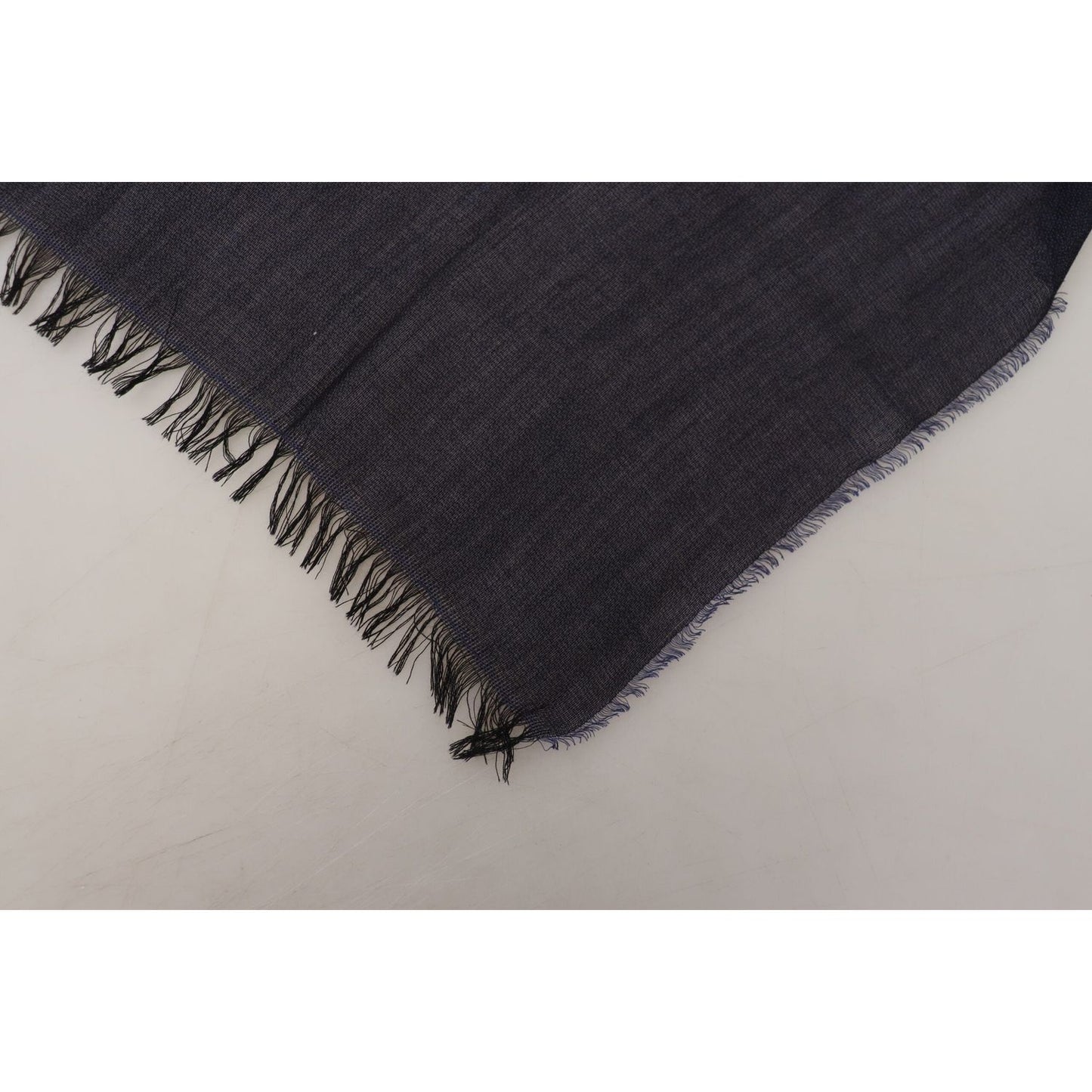 GF Ferre Elegant Fringed Wool Blend Scarf GF Ferre