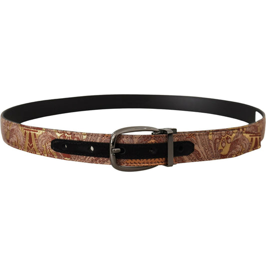 Dolce & Gabbana Multicolor Leather Signature Belt Dolce & Gabbana