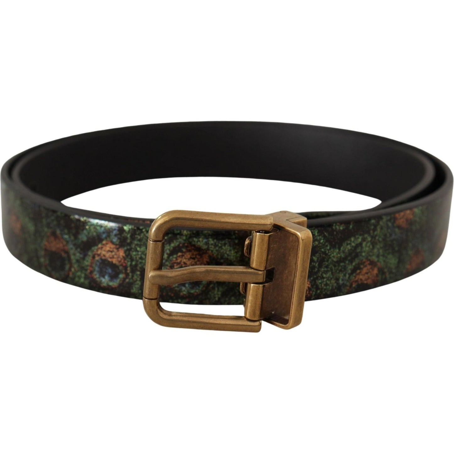 Dolce & Gabbana Elegant Black Grosgrain Leather Belt Dolce & Gabbana