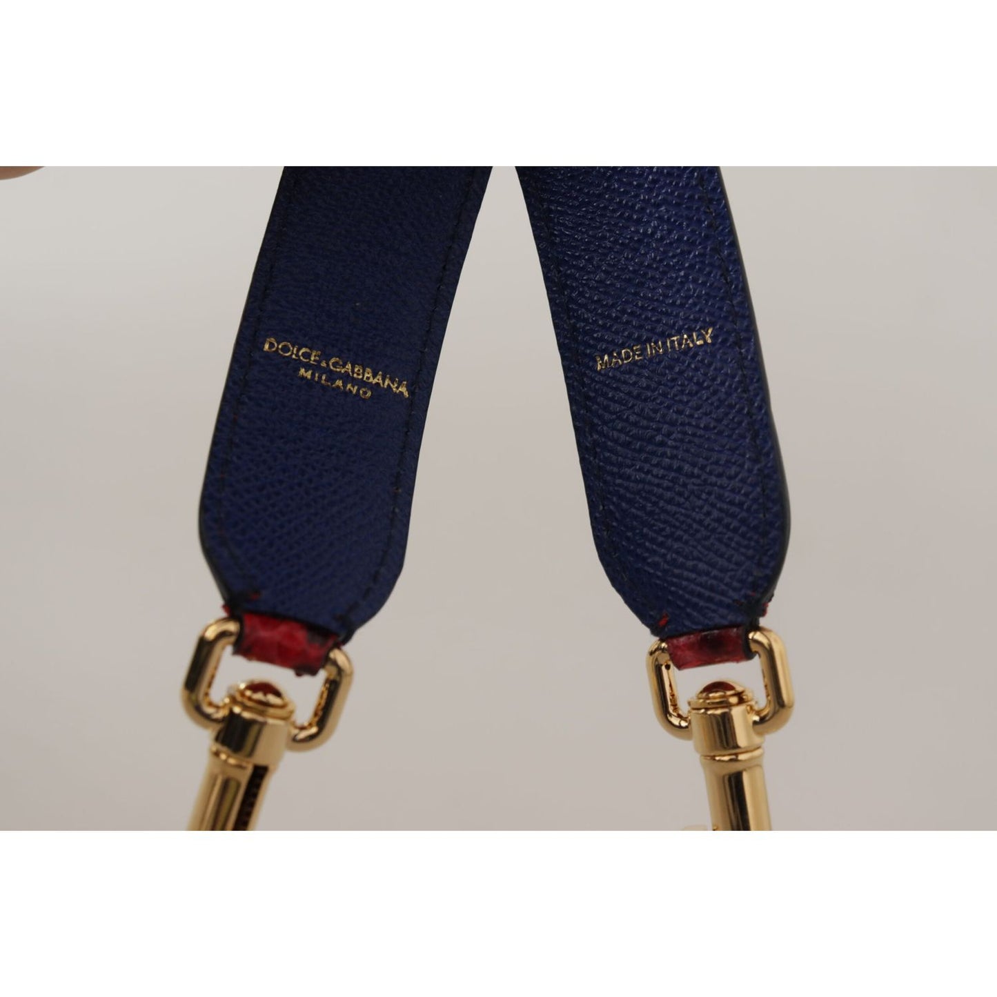 Dolce & Gabbana Chic Red Python Leather Shoulder Strap Dolce & Gabbana