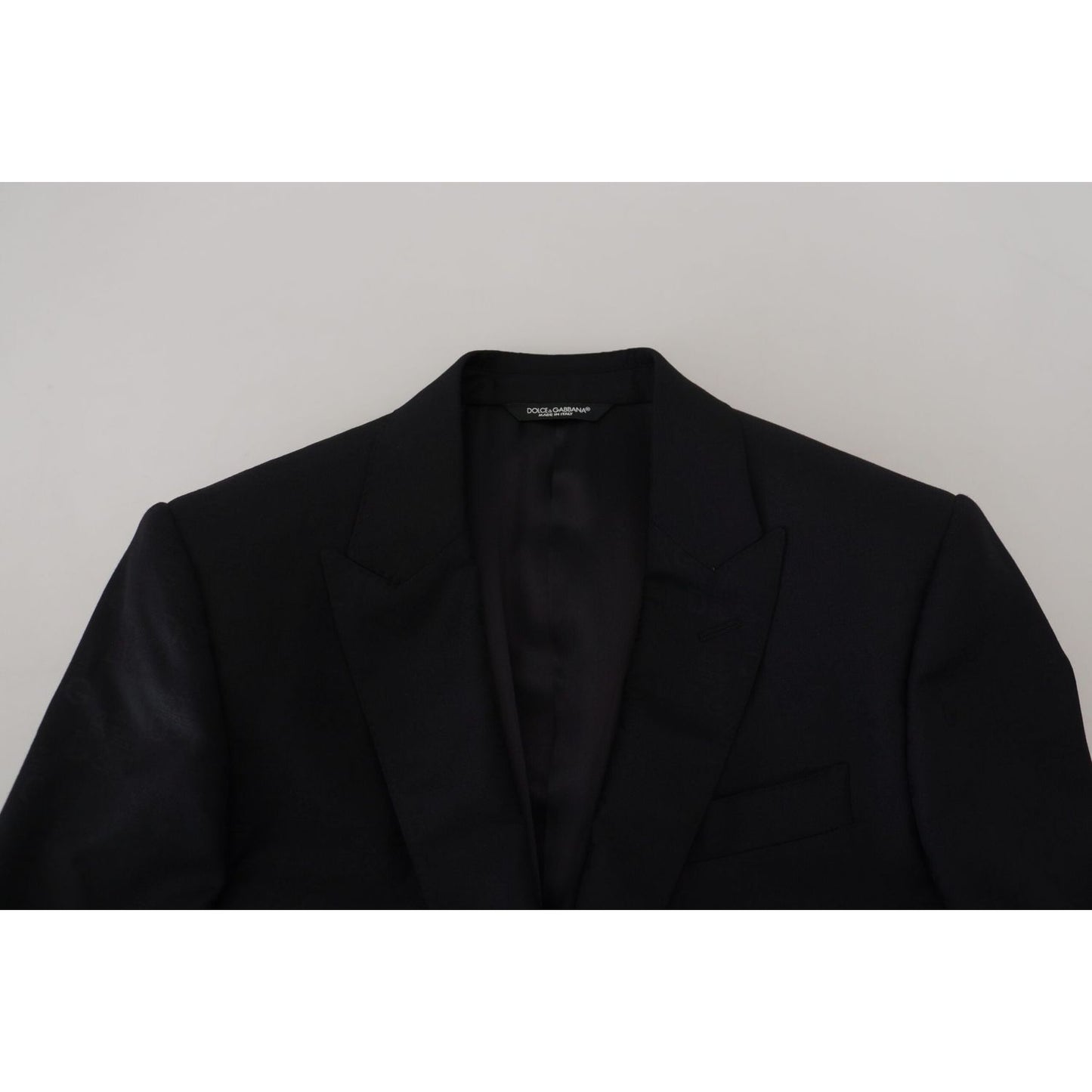 Dolce & Gabbana Elegant Martini Style Black Formal Blazer Dolce & Gabbana