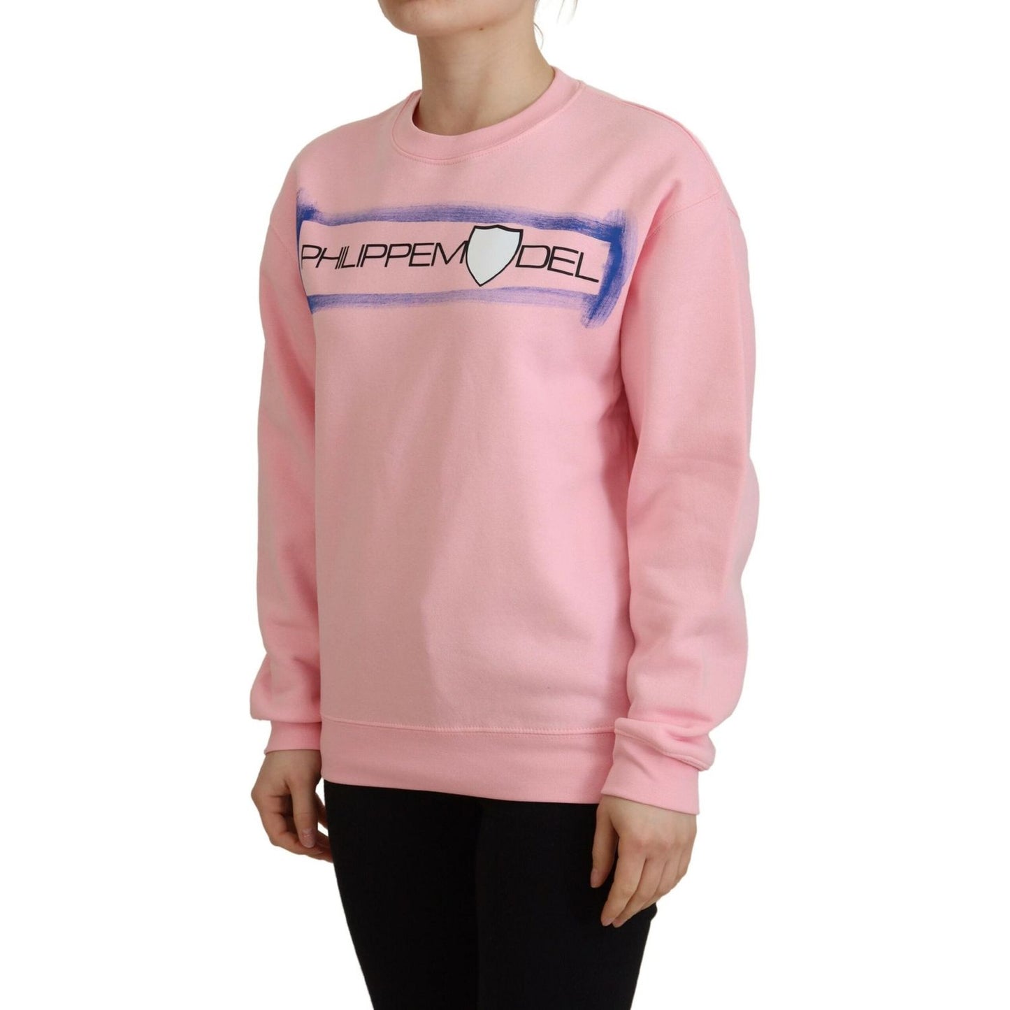 Philippe Model Elegant Pink Long Sleeve Pullover Sweater Philippe Model