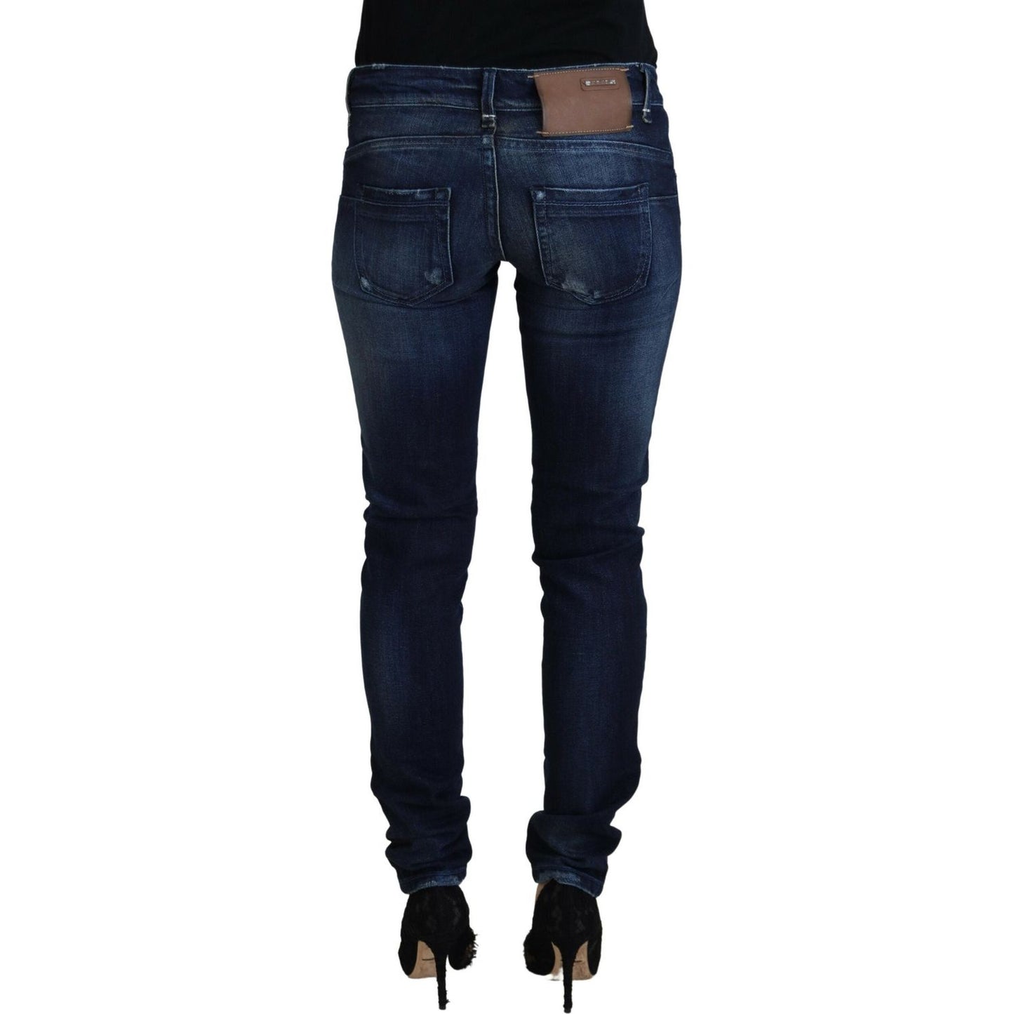 Acht Chic Skinny Low Waist Denim Pants Acht