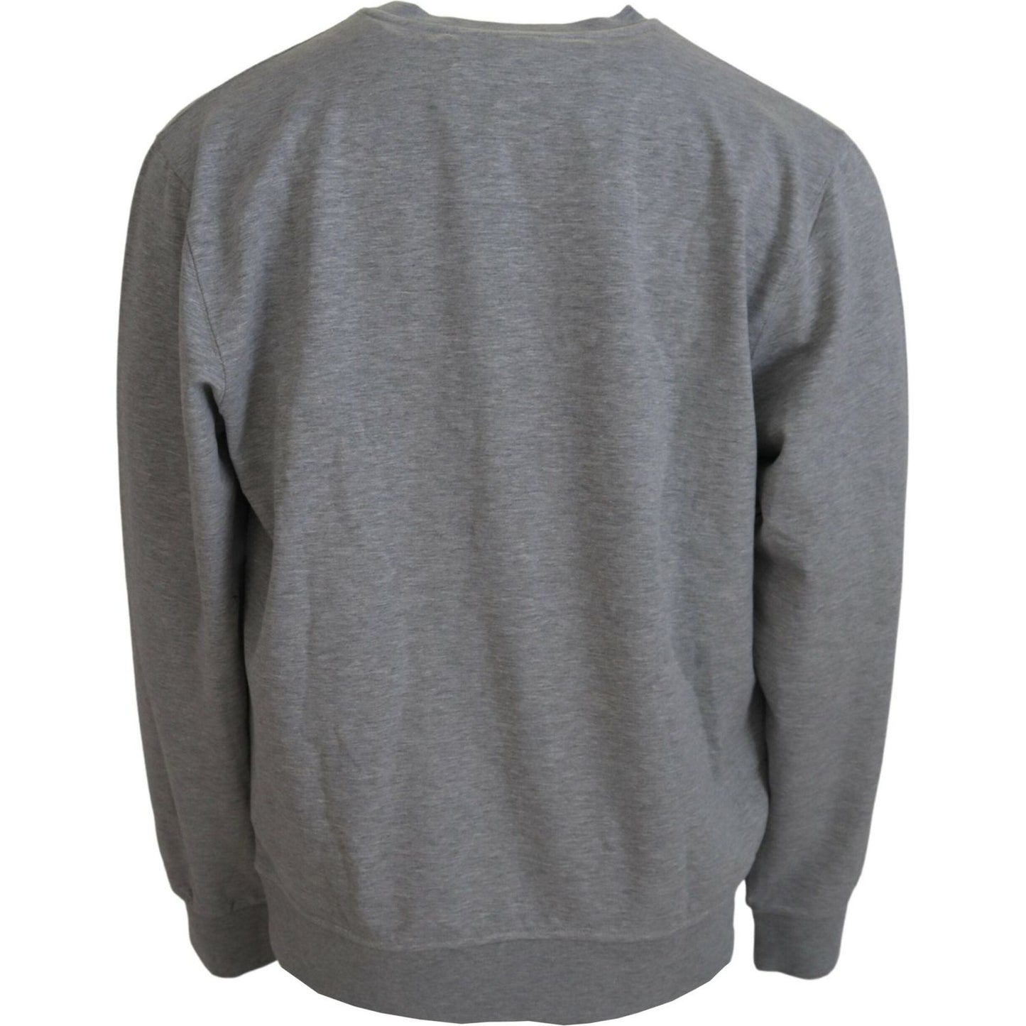 Aeronautica Militare Elegant Gray Pullover Sweater Aeronautica Militare