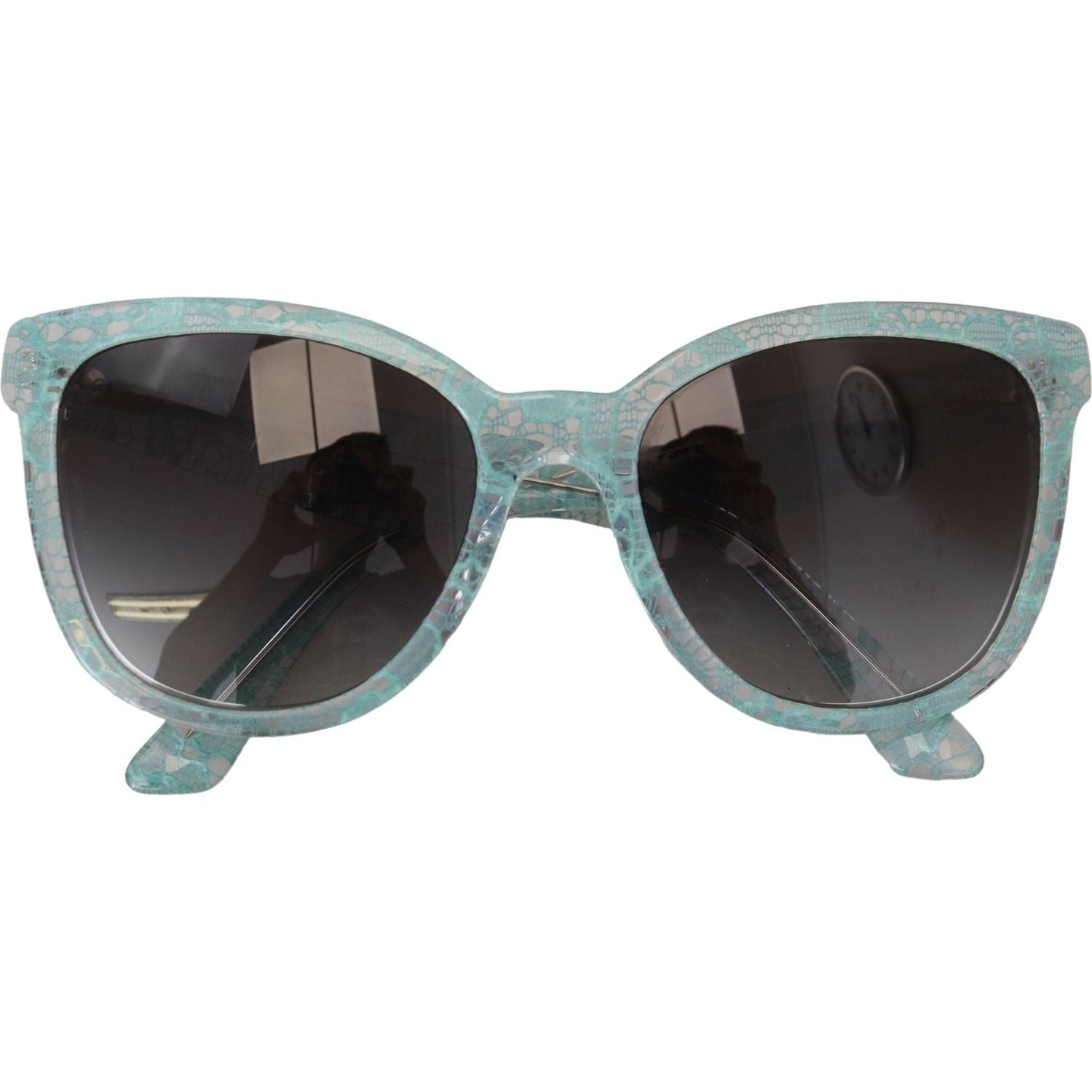 Dolce & Gabbana Blue DG4190 Lace Crystal Acetate Butterfly Sunglasses
