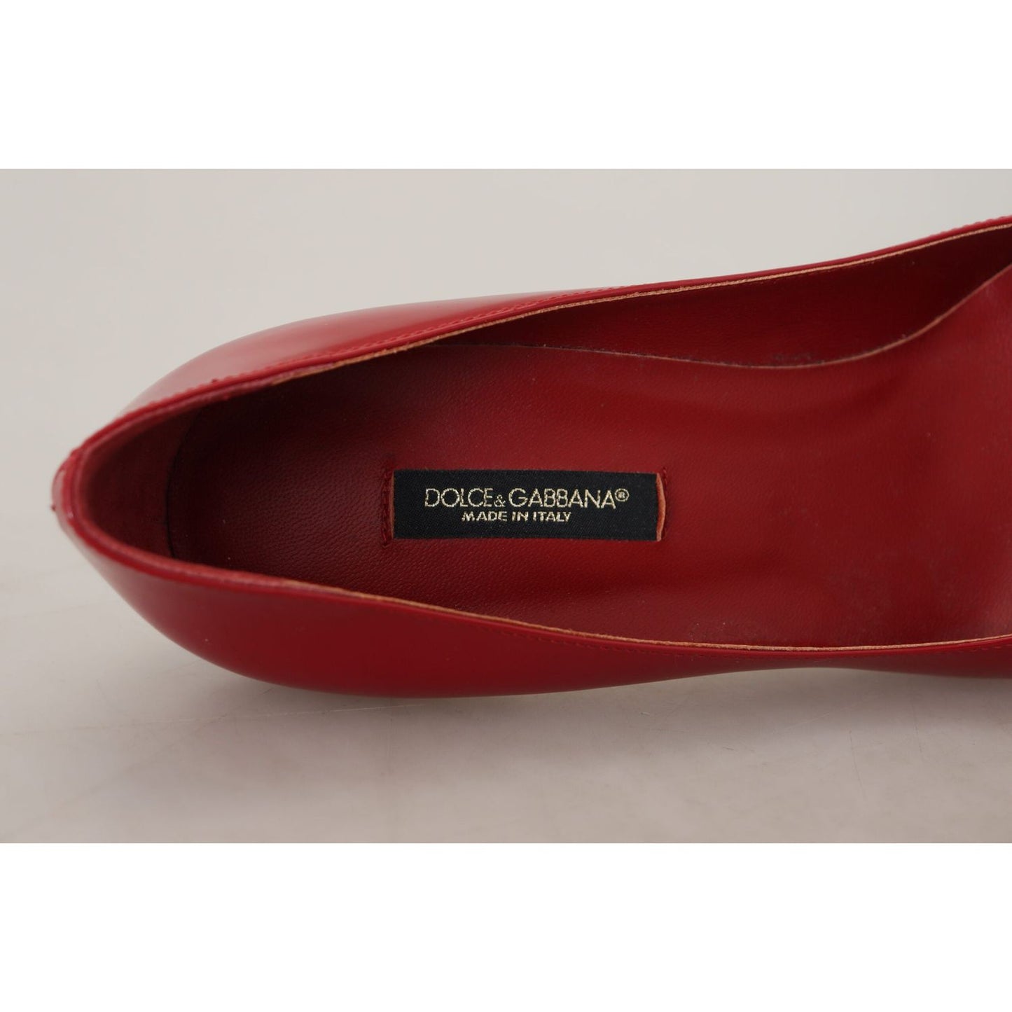 Dolce & Gabbana Exquisite Red Patent Leather Pumps Dolce & Gabbana