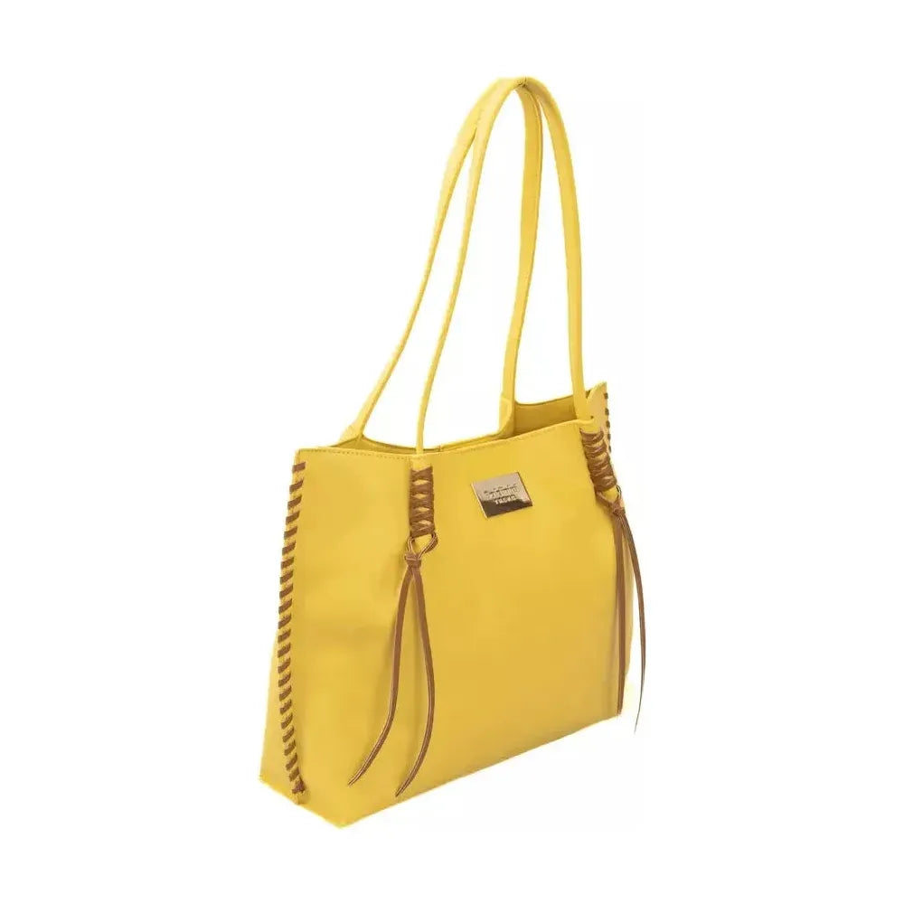 Baldinini Trend Yellow Polyurethane Women Handbag Baldinini Trend