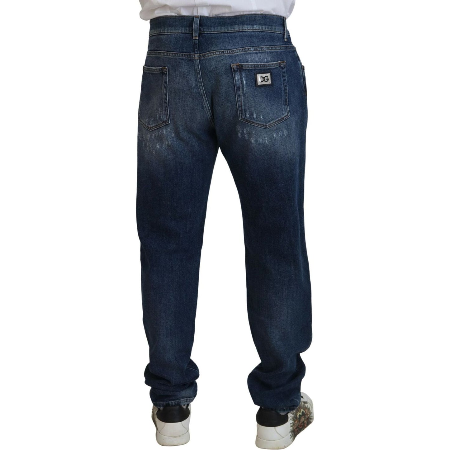 Dolce & Gabbana Elegant Skinny Blue Jeans Dolce & Gabbana