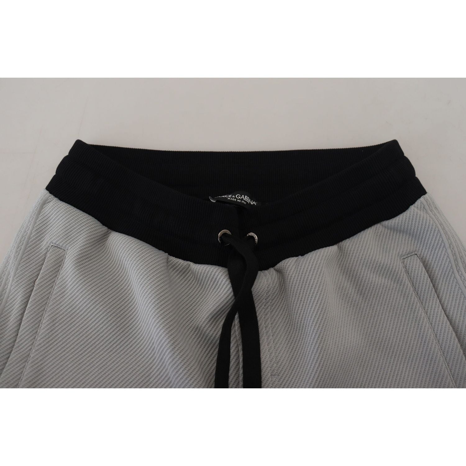 Dolce & Gabbana Gray Polyester Sweatpants Jogger Pants