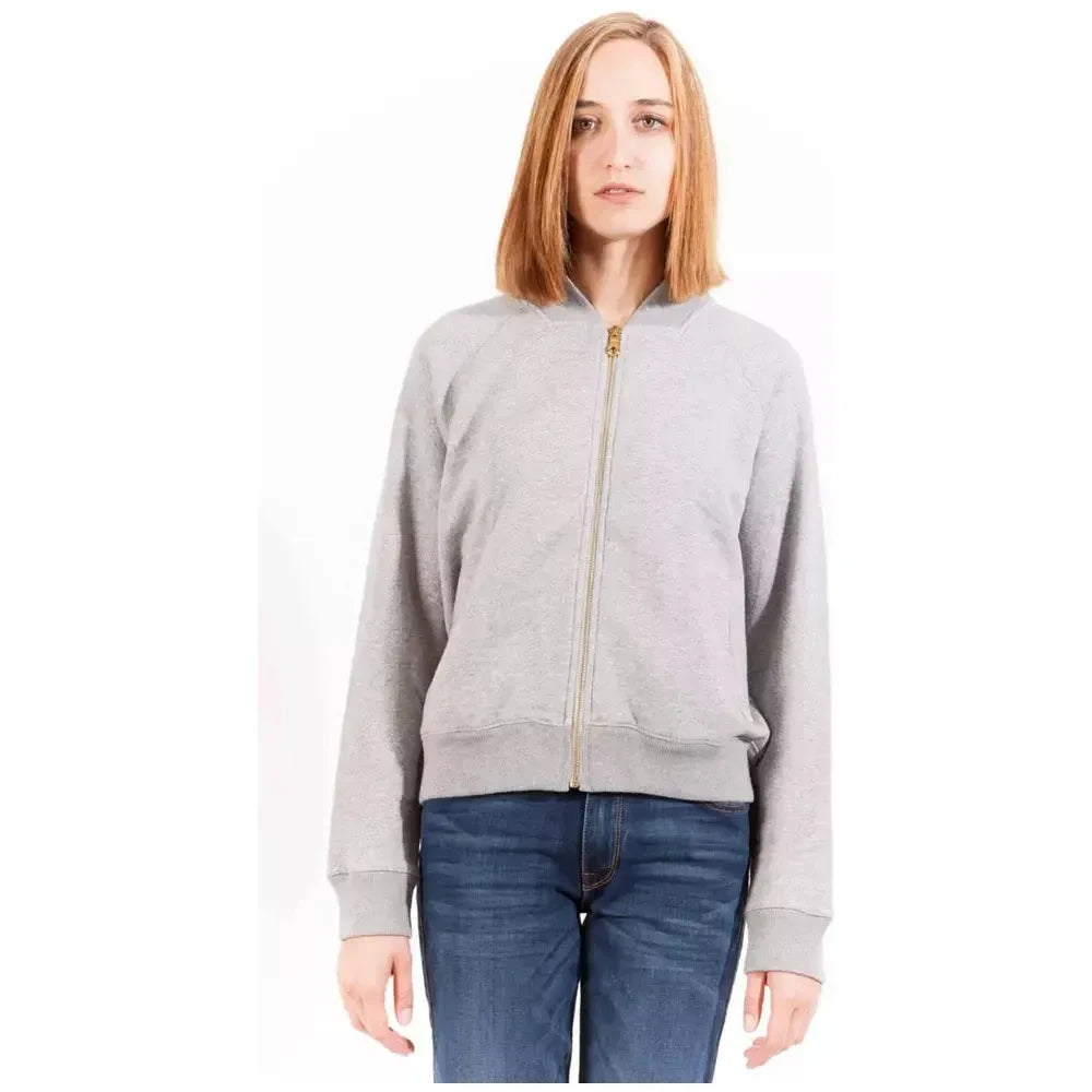 Gant Gray Cotton Women Sweater Gant