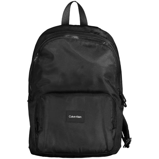 Calvin Klein Black Polyester Men Backpack Calvin Klein