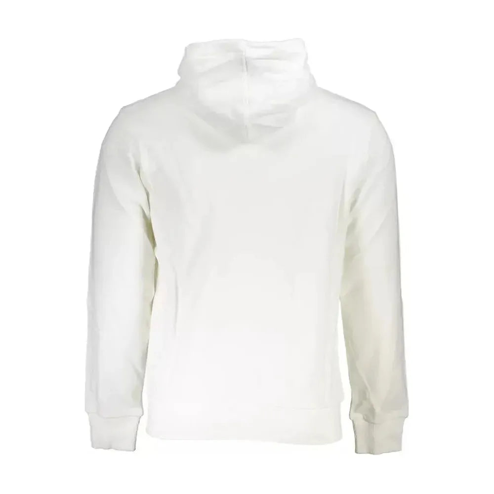 La Martina White Cotton Men Sweater La Martina