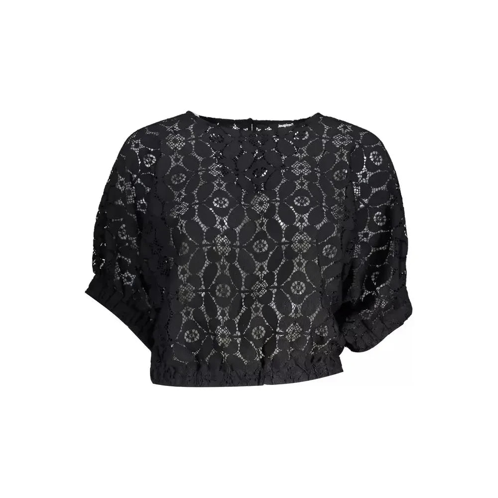 Desigual Black Polyester Women Blouse Desigual