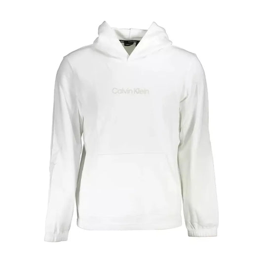 Calvin Klein White Cotton Men Sweater Calvin Klein