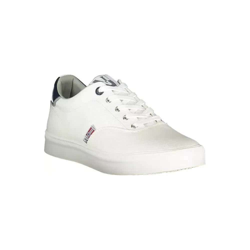 Napapijri White Polyester Men Sneaker Napapijri