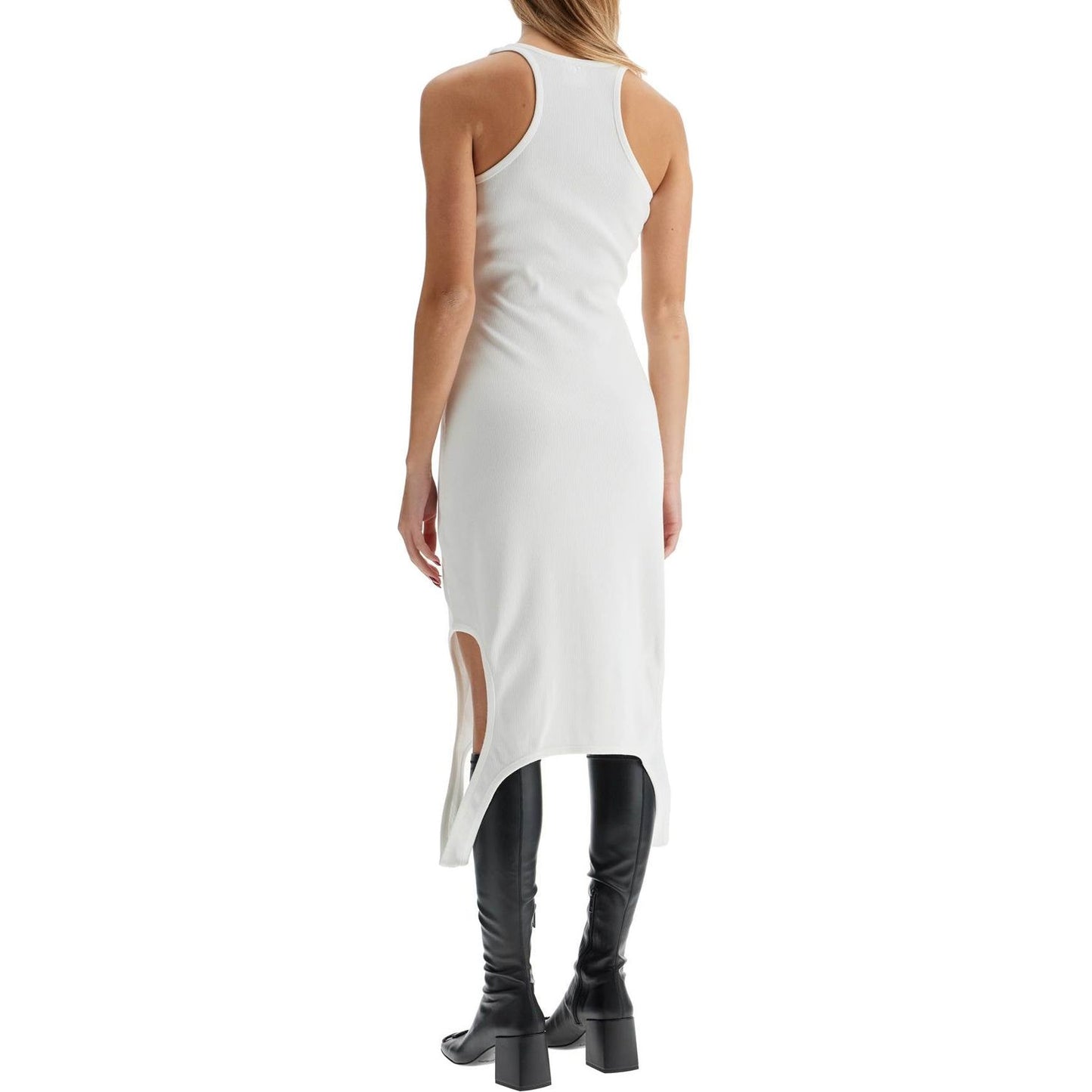 Courreges pleat dress with midi length Dresses Courreges