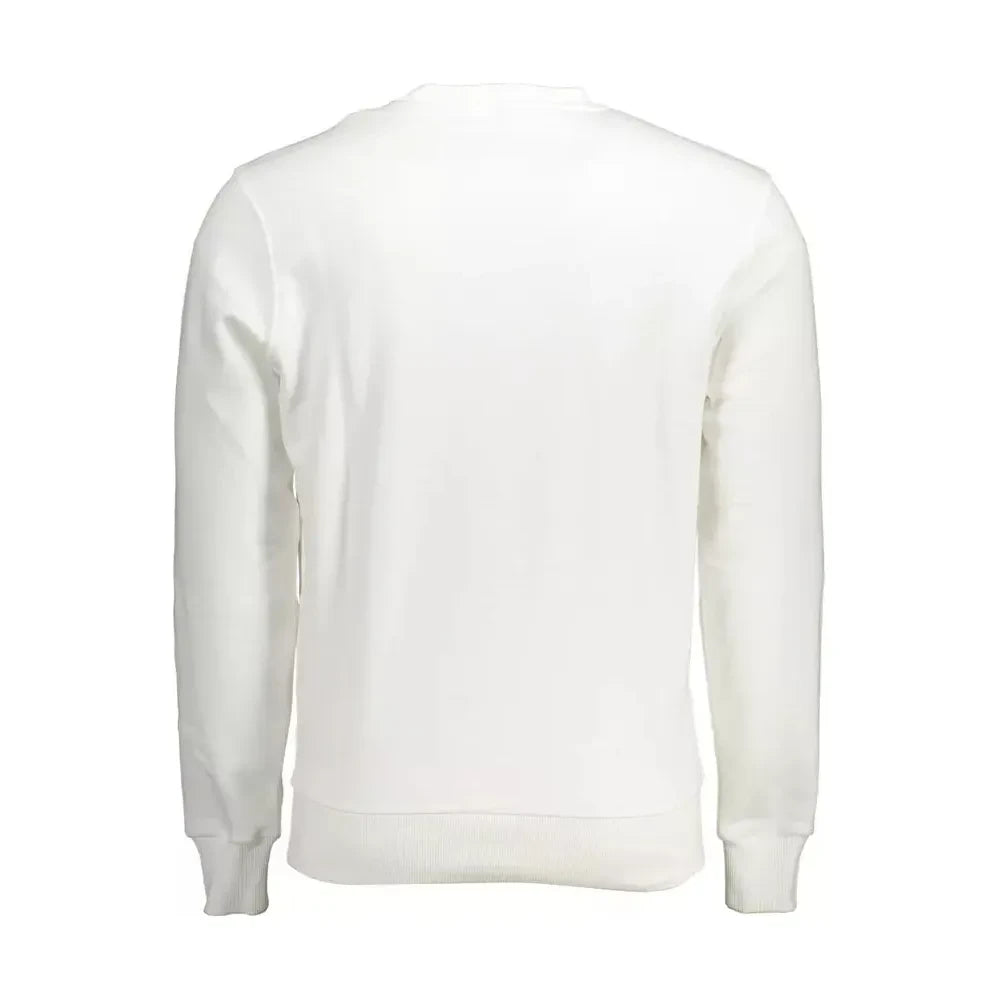 North Sails White Cotton Men Sweater North Sails