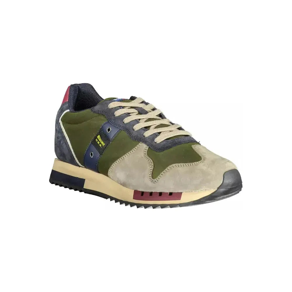 Blauer Green Polyethylene Men Sneaker Blauer