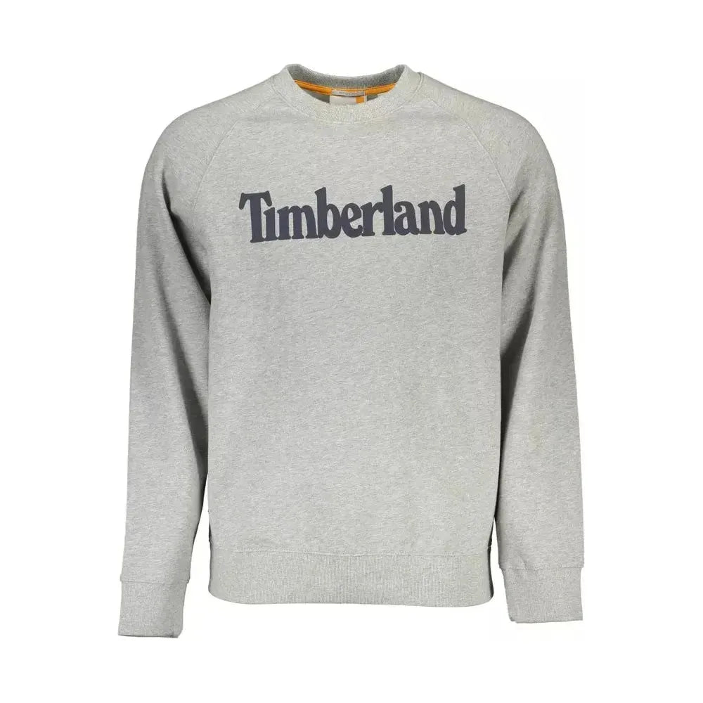 Timberland Gray Cotton Men Sweater Timberland