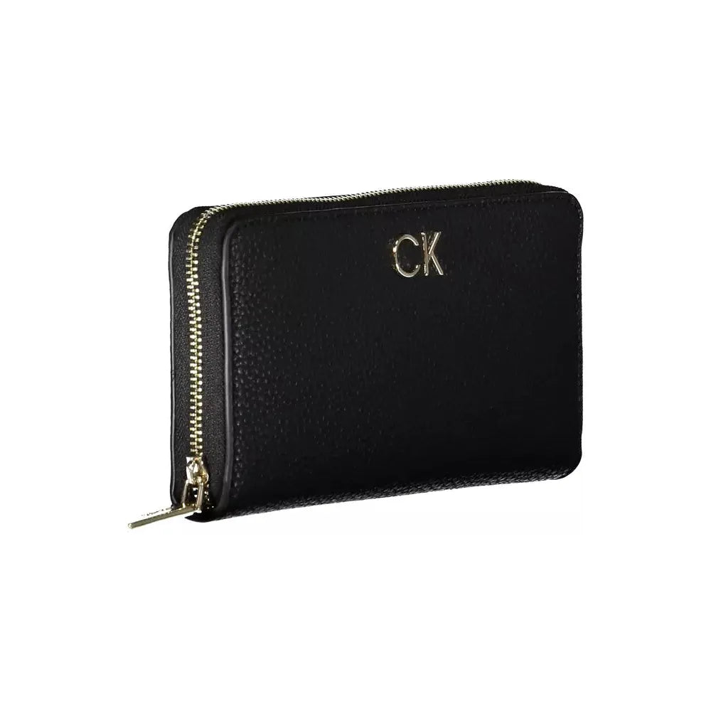 Calvin Klein Black Polyester Women Wallet Calvin Klein