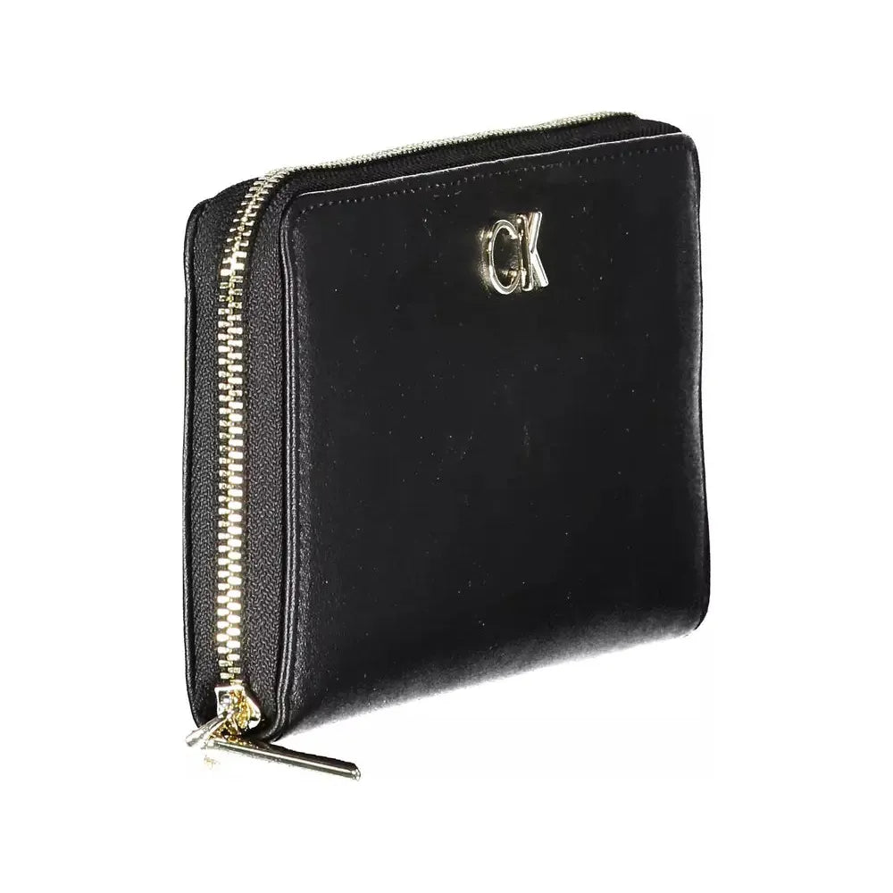 Calvin Klein Black Polyethylene Women Wallet Calvin Klein