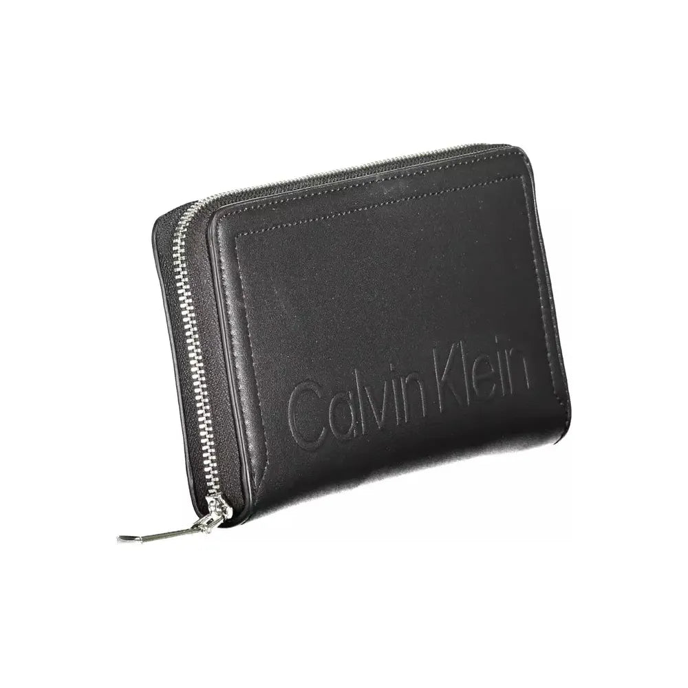 Calvin Klein Black Polyethylene Women Wallet Calvin Klein