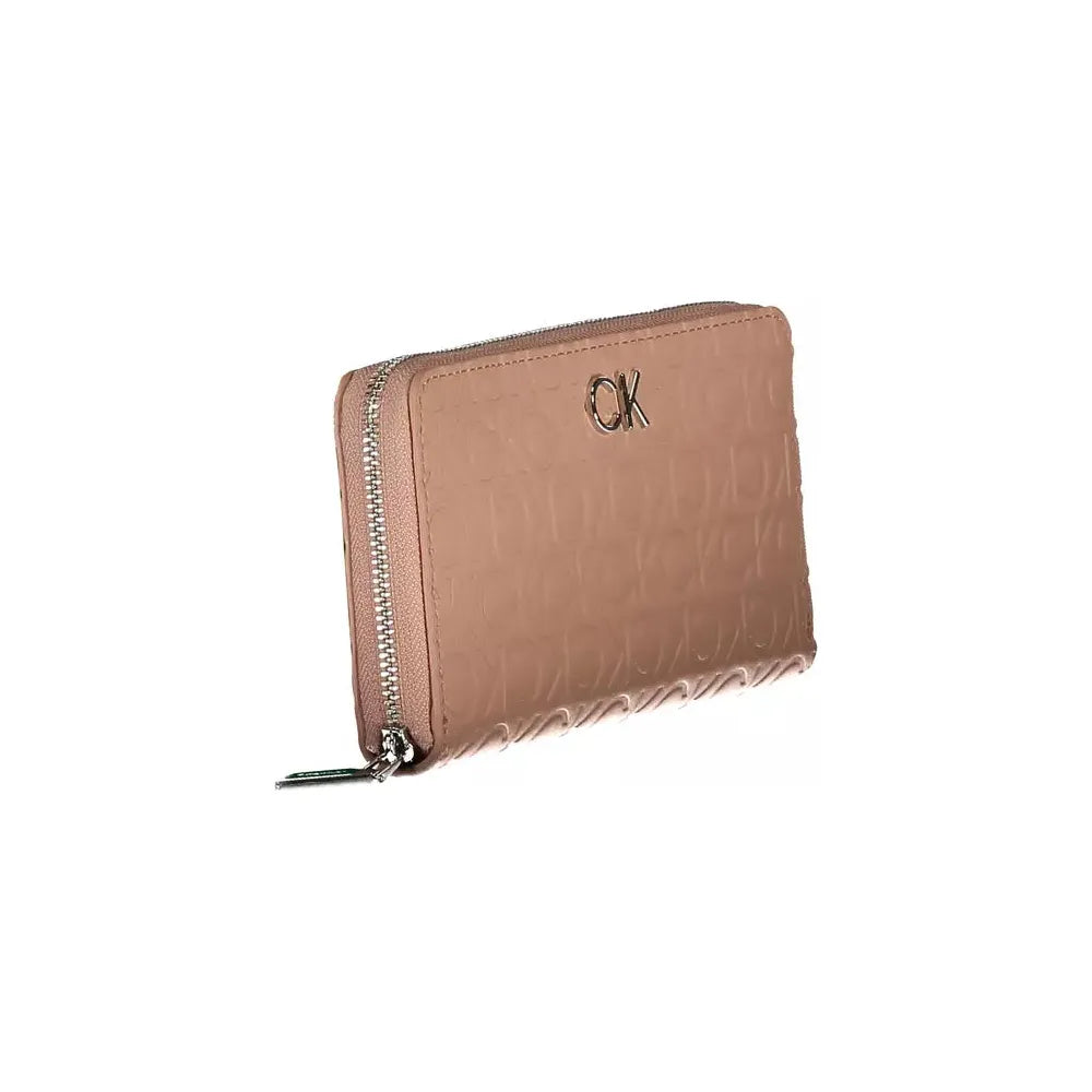 Calvin Klein Pink Polyester Women Wallet Calvin Klein