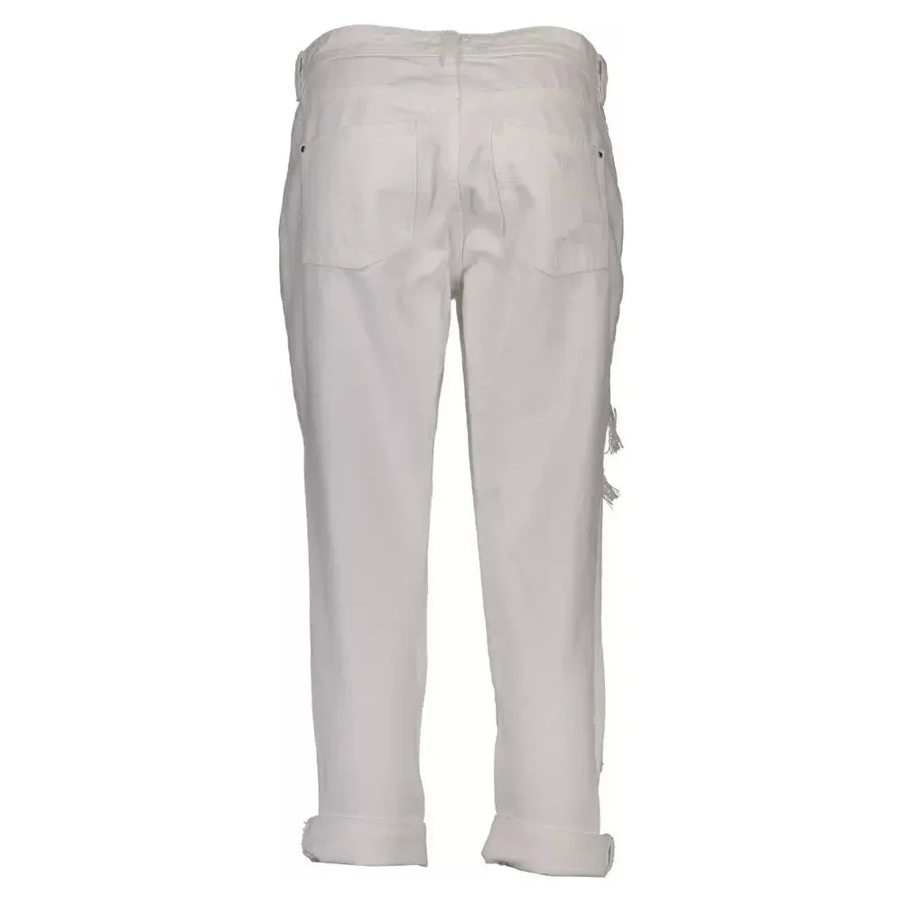 Guess Jeans White Cotton Women Jeans Guess Jeans