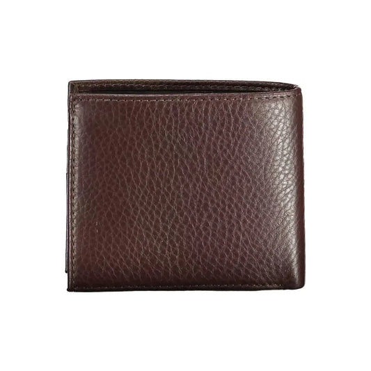 Tommy Hilfiger Brown Leather Men Wallet Tommy Hilfiger