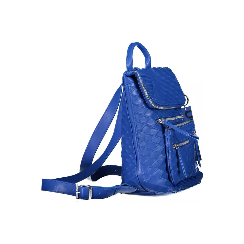 Desigual Blue Polyethylene Women Backpack Desigual