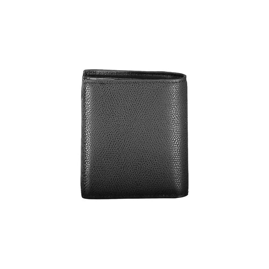 Tommy Hilfiger Black Leather Men Wallet Tommy Hilfiger