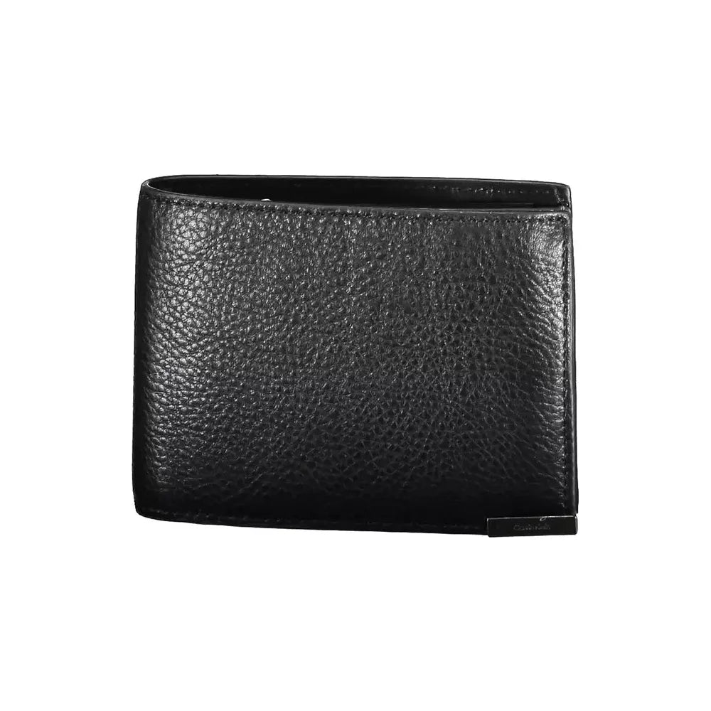 Calvin Klein Black Leather Mens Wallet Calvin Klein