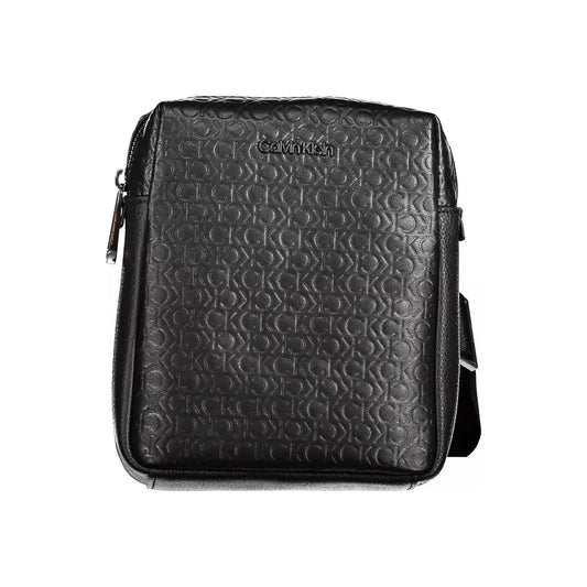 Calvin Klein Black Polyester Men Shoulder Bag Calvin Klein