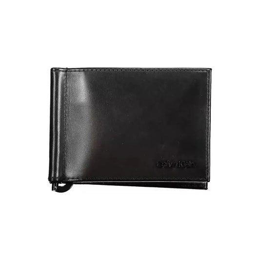 Calvin Klein Black Leather Men Wallet Calvin Klein