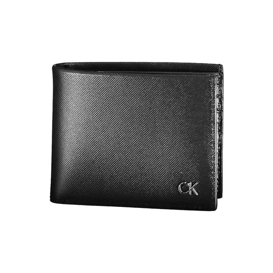 Calvin Klein Black Leather Men Wallet Calvin Klein