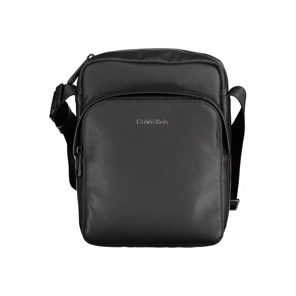 Calvin Klein Black Polyester Men Shoulder Bag Calvin Klein