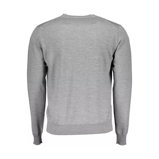 Harmont & Blaine Gray Wool Men Sweater Harmont & Blaine